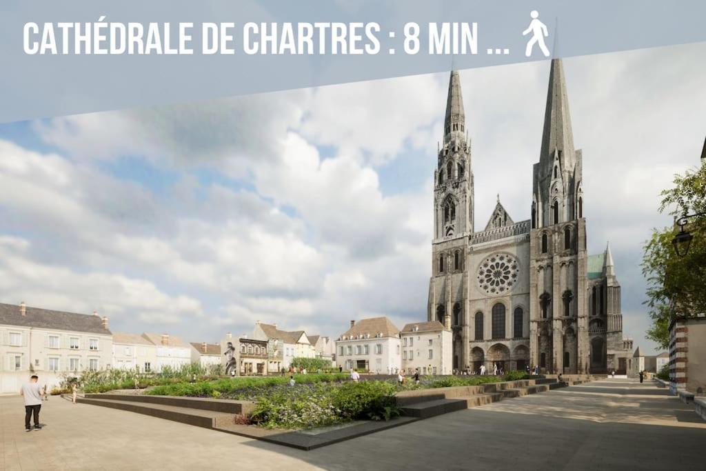 Chartres - Le Saint Pierre Apartment ภายนอก รูปภาพ